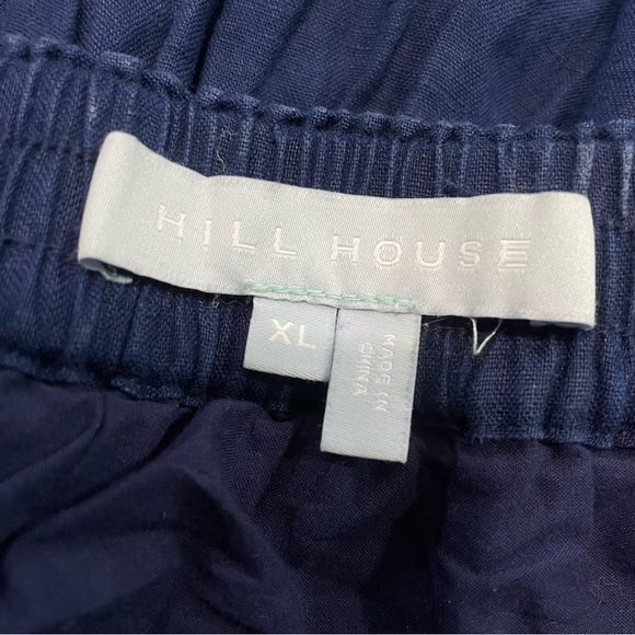 Hill House The Paz Top And Skirt in Navy‎ Linen Size L/XL Summer Preppy Feminine - Picture 11 of 15